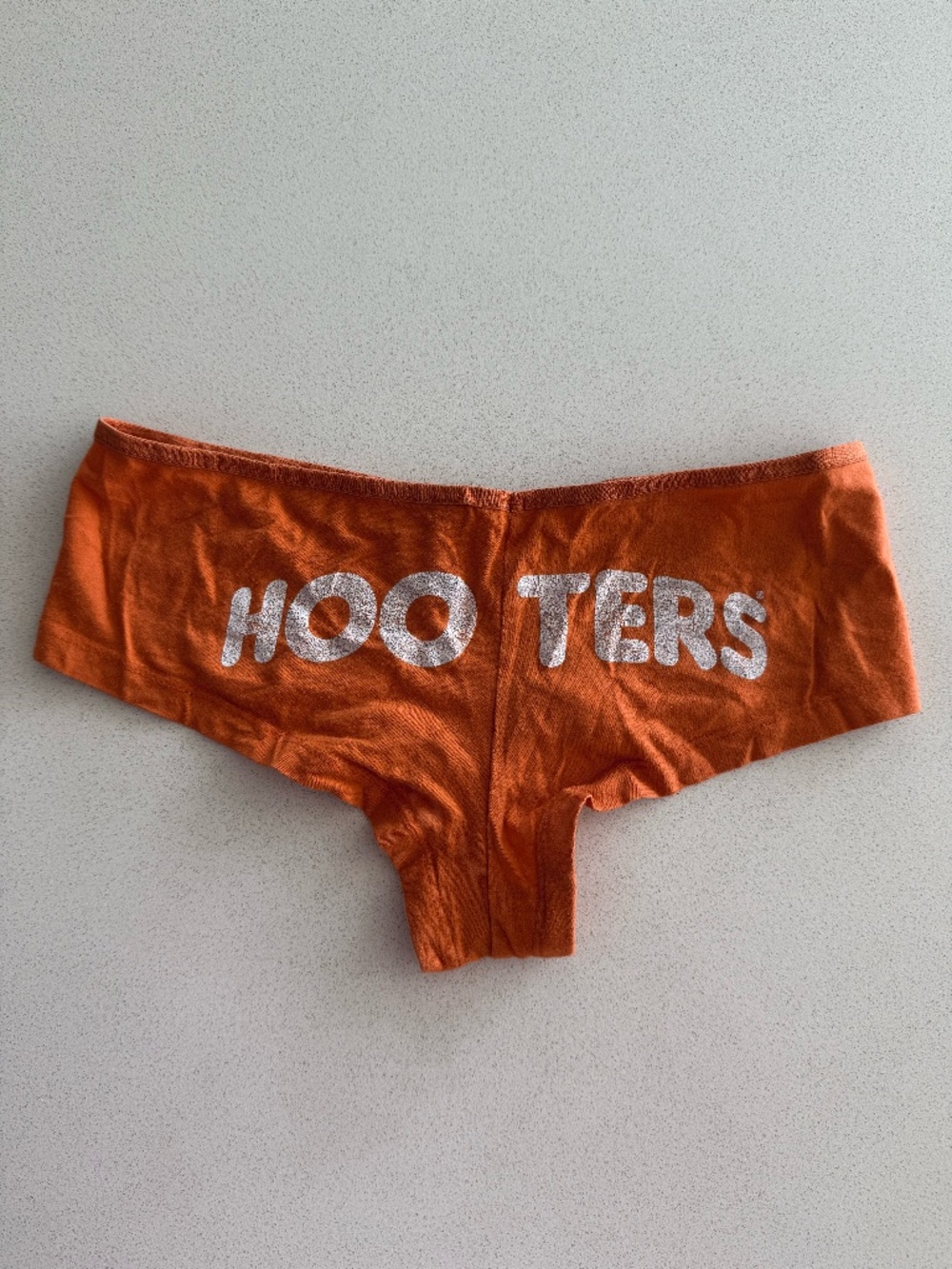 Hooters Orange Logo Boyshort Shorts Bottoms Size Small | Halloween Costume
